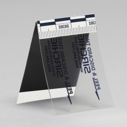 Black Write-On Tab Lifter 1 1/2 inch x 2 inch (24 each)