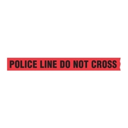 Barrier Tape Police Line Do Not Cross (Red) without Dispenser Boxes 8 each