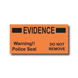 SIRCHSEAL Police Seal Labels roll of 100