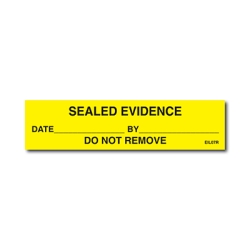 SEALED EVIDENCE Labels