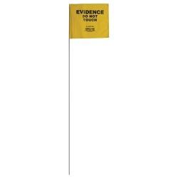 Yellow  Evidence-Do Not Touch Marking Flags