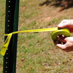 Yellow Crime Scene Flagging Tape 1 3/16 inch x 300 ft