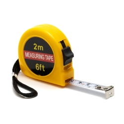 Retractable Steel 2 meter Tape Measures (set of 3 each)