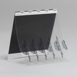 Black Write-On Tab Lifter 4 inch x 4 inch (12 each)