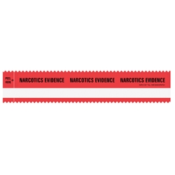 NARCOTICS EVIDENCE Integrity Strips Red with White Stripe