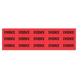 Red SIRCHMARK Evidence Tape Wide 54 ft