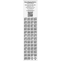 Wound Guide Map Marker 51-100 (pack of 10)