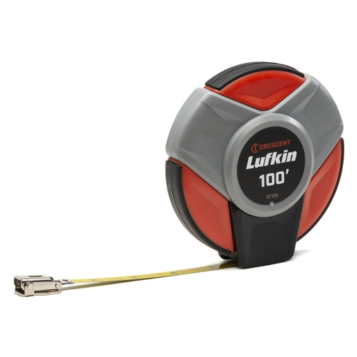 100M/300Foot Double Sided Fiberglass Long Tape Measure Non-Slip