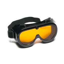 Orange Barrier Filter Goggles w/Strap