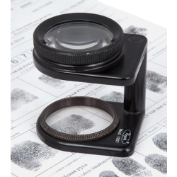 Dactyloscopic 5X Fingerprint Magnifier with Henry Disc