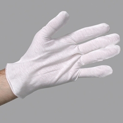 White Cotton Gloves,12 pair