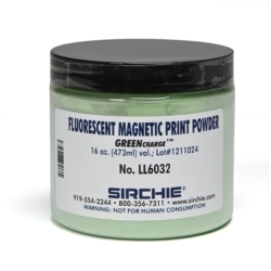 GREENcharge fluorescent magnetic powder