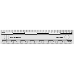 6 inch White Photo Evidence Scales, Forensic Measurement, Forensic  Supplies