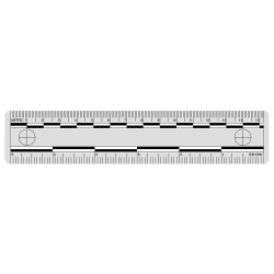 6 inch White Photo Evidence Scales, Forensic Measurement, Forensic  Supplies