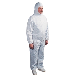 Disposable Jumpsuit with Hood