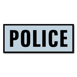 TacCommander Reflective Name Plate, POLICE