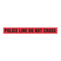 Barrier Tape Police Line Do Not Cross (Red) without Dispenser Boxes 8 each