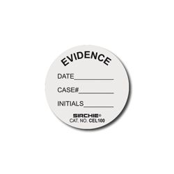 Circular Evidence Labels (1 3/8 inch Diameter)