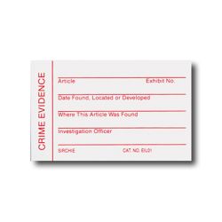 Evidence Identification Labels, 100 each