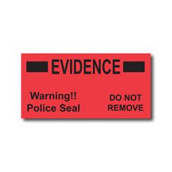 POLICE SEAL Evidence Labels