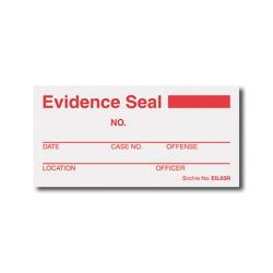 SIRCHSEAL Evidence Seal Labels roll of 100