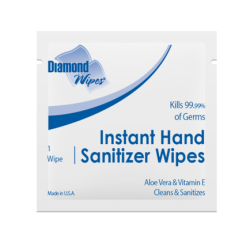 Hand Sanitizer Wipes, 100 ea.