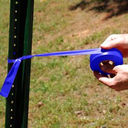 Blue Crime Scene Flagging Tape 1 3/16 inch x 300 ft