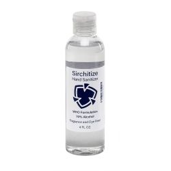 Sirchitize Hand Sanitizer, 4 oz