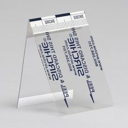 Transparent Write-On Tab Lifter 1 1/2 inch x 2 inch (24 each)