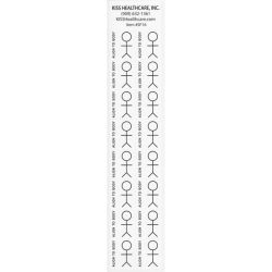 Wound Guide Stick Figures (pack of 100)