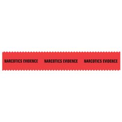 Red SIRCHMARK Evidence Tape 108 ft "NARCOTICS EVIDENCE"