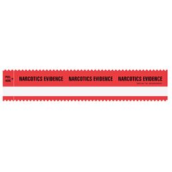 NARCOTICS EVIDENCE Integrity Strips Red with White Stripe