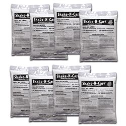 Shake-n-Cast Blue Hardcore Dental Stone Kit Set of 8