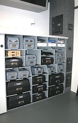 forensic equipment storage